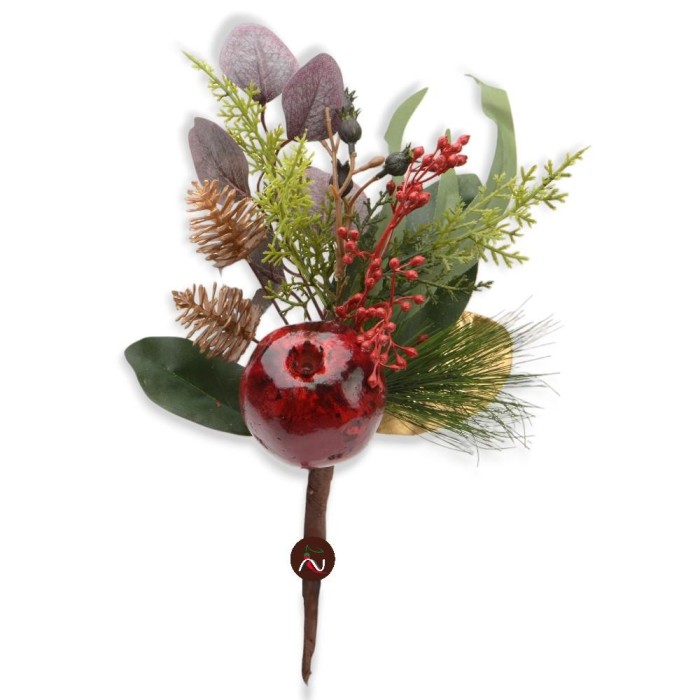 PICK MELOGRANO E PIGNE ROSSO 35CM